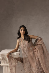 Eblouir By Imran Ramzan Unstitched 3 Piece Luxury Formals Collection'2025-Blush De Rose