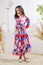 Sprinkles Stitched 1 Piece Summer Shirts Kids Collection'2025-Bold Blossom