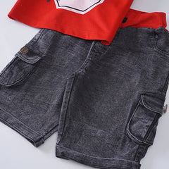 Kjunction Boys Half Sleeves 2 Piece Suit (5)