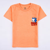 Kjunction Boys Half Sleeves-Printed T-Shirt (Hedge-Hog)