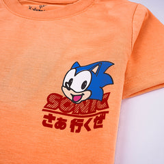 Kjunction Boys Half Sleeves-Printed T-Shirt (Hedge-Hog)