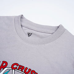 Kjunction Boys Half Sleeves-Printed T-Shirt (Crushin)