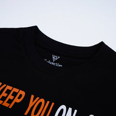 Kjunction Boys Half Sleeves-Printed T-Shirt (Keep)