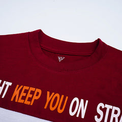 Kjunction Boys Half Sleeves-Printed T-Shirt (Keep)