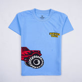Kjunction boys half sleeves printed t shirt