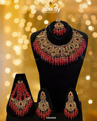 Bridal-0213 Red - Zeesy Jewellery