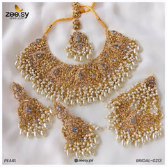 Bridal-0213 Pearl - Zeesy Jewellery