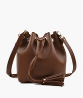 RTW Creation - Horse brown bucket bag