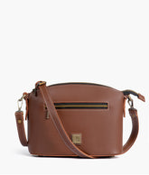 RTW Creation - Brown dome cross-body bag