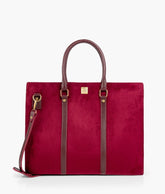 RTW Creation - Burgundy suede laptop bag
