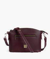 RTW Creation - Burgundy dome cross-body bag