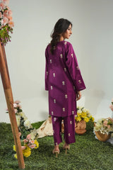 Dhaga Stitched 2 Piece Lawn Suit-Matching separate 0040