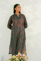 Dhaga Stitched 2 Piece Lawn Suit-Matching separate 001