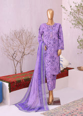 Sumi Stitched 3 Piece Cambric Vol-02 Collection'2025-CPI-12-Lavendor