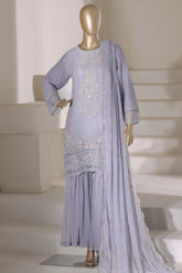 Afsany By Sada Bahar Stitched 3 Piece Luxury Chiffon Vol-01 Suit-CR-32-Grey
