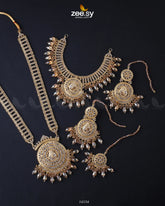 Sofia's Bridal Set Golden Champagne - Zeesy Jewellery