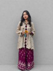 Urban Cut Stitched 2 Piece Printed Swiss Lawn Co-Ord Set-C0287
