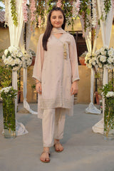 Shop elegance with our Chiffon Embroidered 3 Pc Suit! Perfect for girls' formal dresses