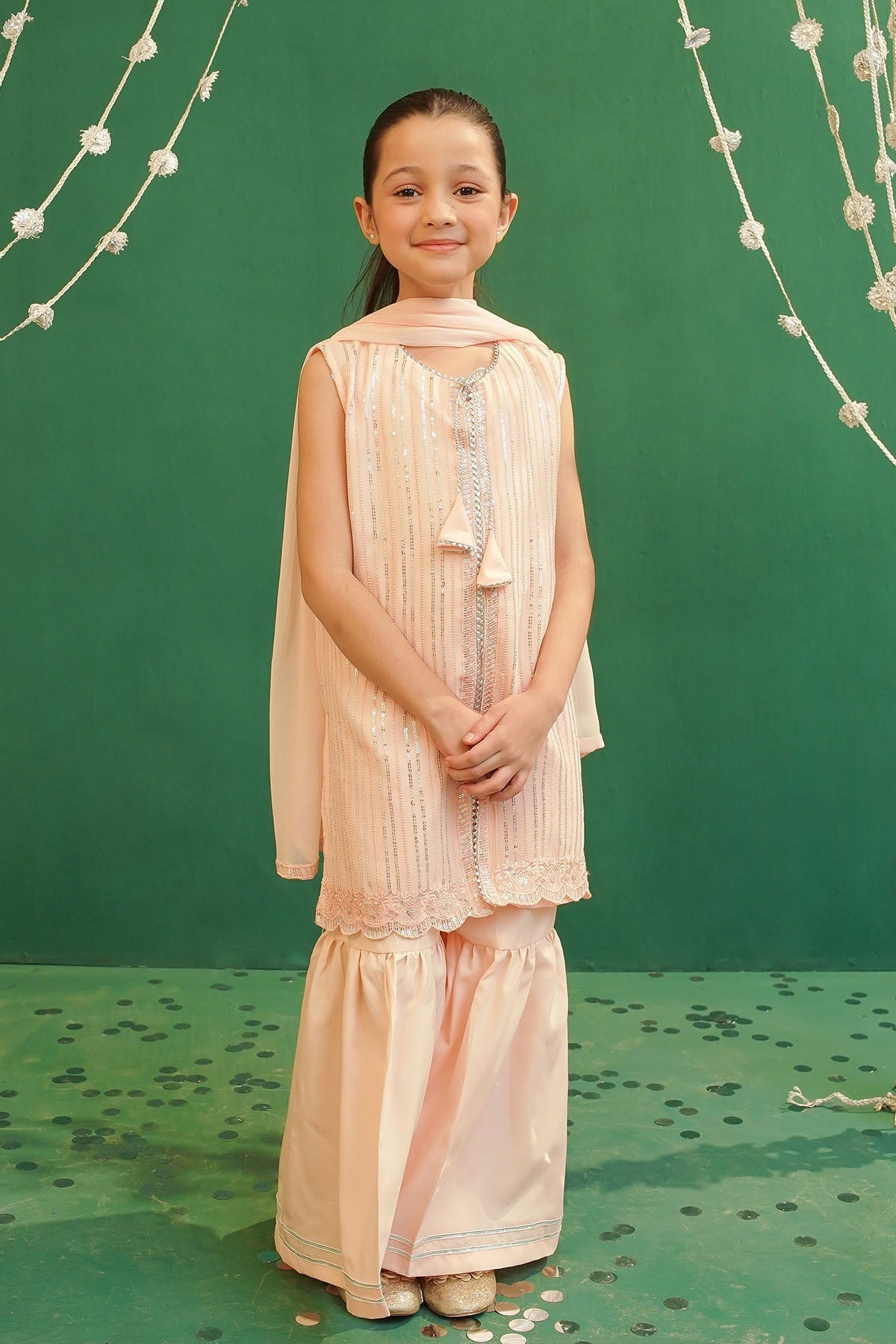 Shop the Chiffon Embroidered 3 Pc Suit from our Kids Formal Dresses collection.