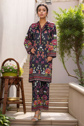 Bin Saeed Stitched 2 Piece Exc Co Ords Cotton Vol-02 Suit-WC-2384-Black