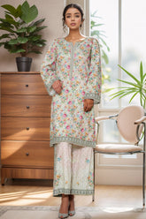 Bin Saeed Stitched 2 Piece Co Ords Cotton Suit-WC-2407-Multi