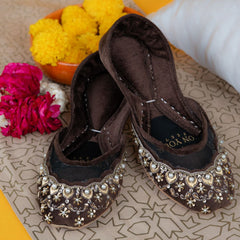 On Your Feets Casual Khussa-Cocoa Royale