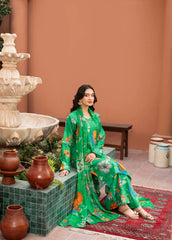 Dusky Delight By Feathers Unstitched 3 Piece Summer Suit-ZOHAL-FT459
