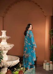 Dusky Delight By Feathers Unstitched 3 Piece Summer Suit-ELARA-FT457