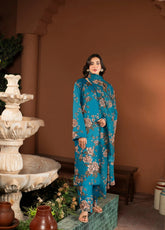 Dusky Delight By Feathers Unstitched 3 Piece Summer Suit-ELARA-FT457
