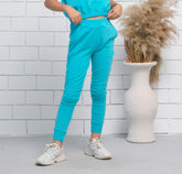 Sprinkles Stitched 1 Piece Summer Bottoms Kids Collection'2025-Blue - Jogger Pant - Jersey