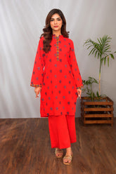Cotton Printed 2 Pc Suit with a vibrant printed design, offering a stylish and comfortable look, perfect for casual and festive wear.