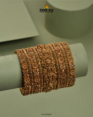 Crest Bangles - Zeesy Jewellery