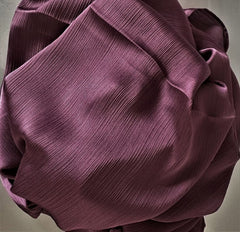 Bustangi Purple Crinkle Silk Hijab