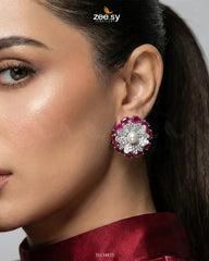 Customizable Radiance Floral Earrings