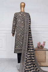 Sada Bahar Stitched 3 Piece Printed Lawn Vol-01 Suit-PR-9503-Black