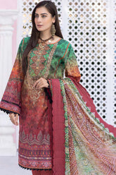Gull E Gullzar by Zarsha Unstitched 3 Piece Lawn Collection'2022-GLZ-02