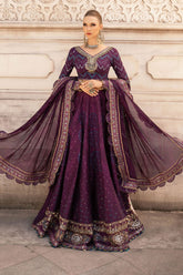 Sateen By Maria B Unstitched 3 Piece Luxury Formals Suit-CST-02