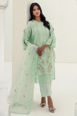 Kesariya By Guzel Stitched 3 Piece Festive Formals Suit-D-02