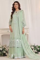 Inaya By Soghat Unstitched 3 Piece Luxury Chiffon Suit-D-02