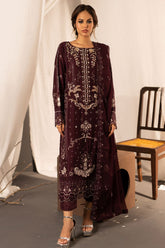 Dastan By Guzel Stitched 3 Piece Luxury Formals Suit-D-02-Suroor