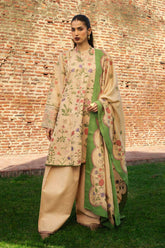 Zara Shah Jahan Unstitched 3 Piece Winter Suit-D-03-Negah
