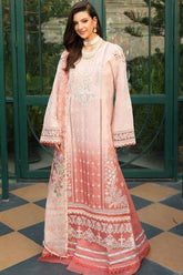 Noor by Saadia Asad Unstitched 3 Piece Handwork Laserkari Eid Lawn Collection'2023-D-03