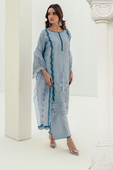 Kesariya By Guzel Stitched 3 Piece Festive Formals Suit-D-03