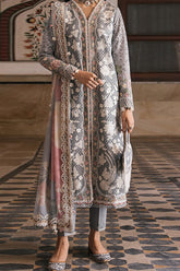 Shahkaar by Jazmin Unstitched 3 Piece Luxury Eid Festive Lawn Suit-SLD-03
