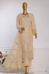 Sada Bahar Stitched 3 Piece Luxury Festive Emb Lawn Vol-05 Suit-LEL-24-Cream