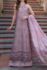 Eid Luxe Printkari By Noor Saadia Asad Unstitched 3 Piece Emb Lawn Suit-D-04