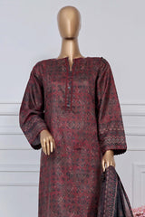 Sada Bahar Stitched 3 Piece Printed Lawn Vol-02 Suit-PR-9533-Brown