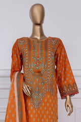 Sada Bahar Stitched 3 Piece Printed Lawn Vol-02 Suit-PR-1272 Golden