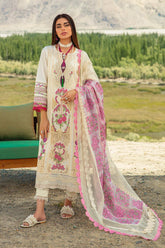Maryam Hussain Unstitced 3 Piece Luxury Lawn Vol-02 Collection'2023-D-06