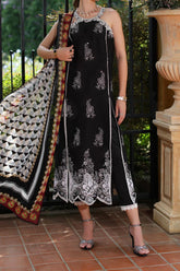 Eid Luxe Printkari By Noor Saadia Asad Unstitched 3 Piece Emb Lawn Suit-D-06